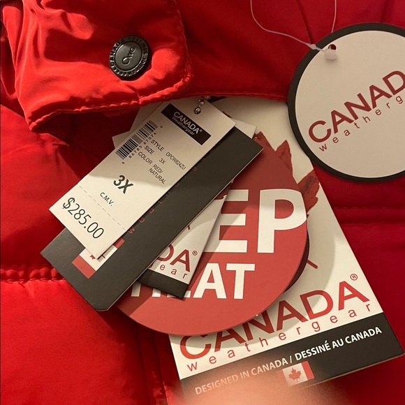 Canada Weather Gear Red Sherpa-Lined Hooded Parka - Picture 13 of 15